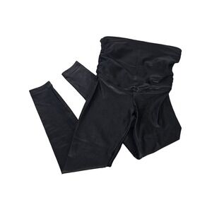Koral Lustrous‎ Infinity Maternity Leggings Black Size Medium High Waist Ruched